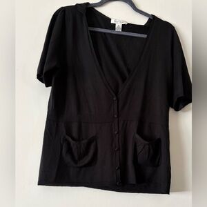 Black House White Market Silk Cashmere Lightweight Cardigan